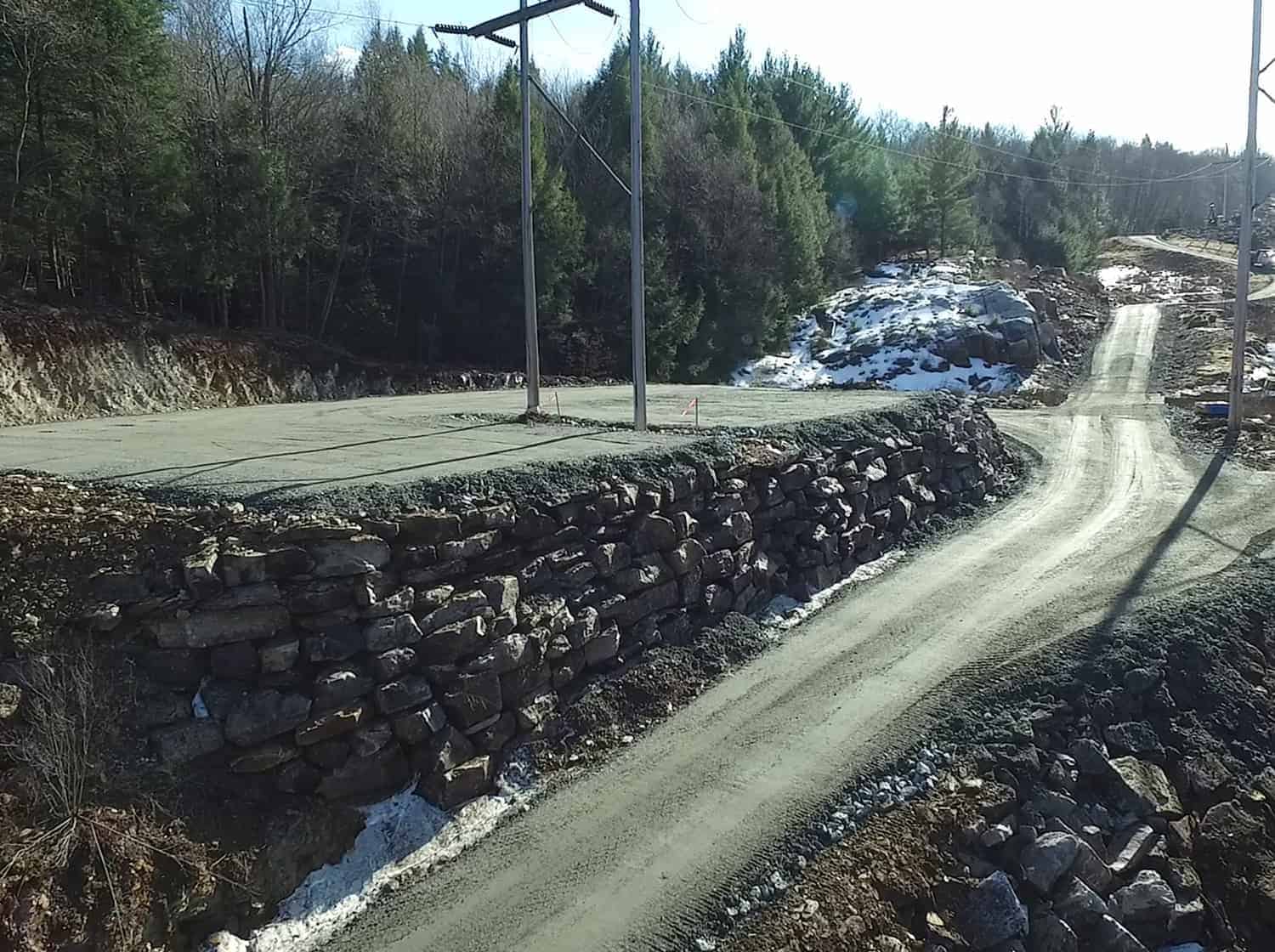 BLUROC builds temporary and permanent access roads