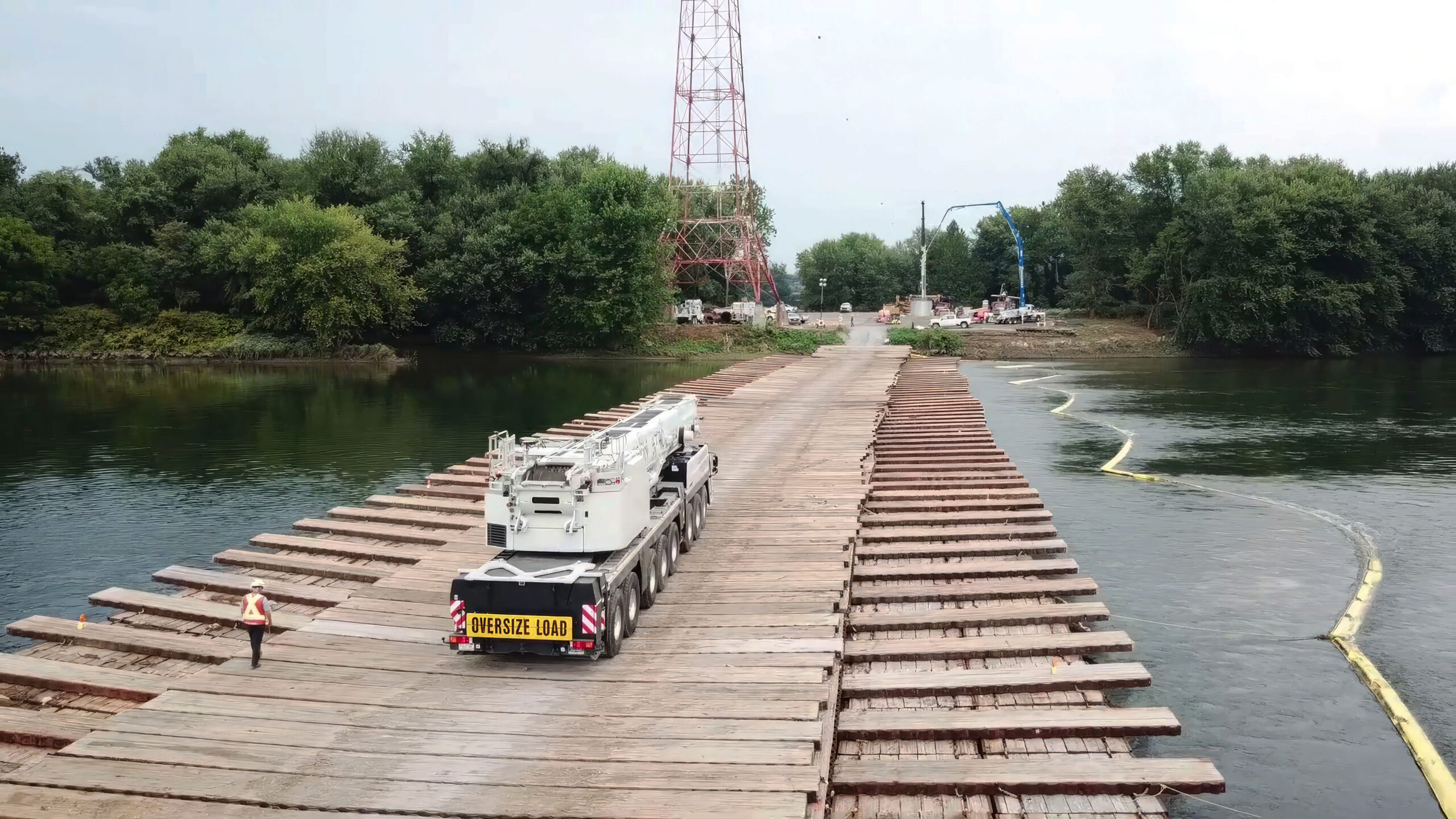 A Floating Road Provides a Path Forward for Power Line Replacement